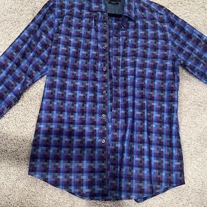Bugatchi Mens Medium Shaped Fit